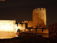 Kalemegdan fortress in Belgrade by night