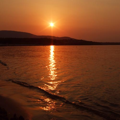 Sunset on Bulgarin Beach 