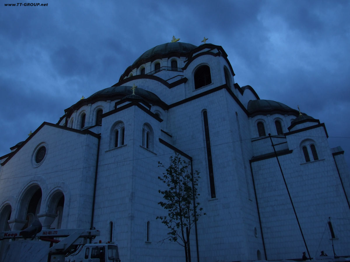 Neobičan ugao najvećeg pravoslavnog hrama na Balkanu